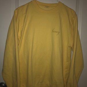 brandy melville erica honey sweatshirt